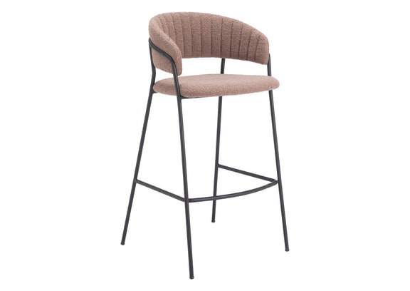 109674 Josephine Barstool (Set Of 2) Brown