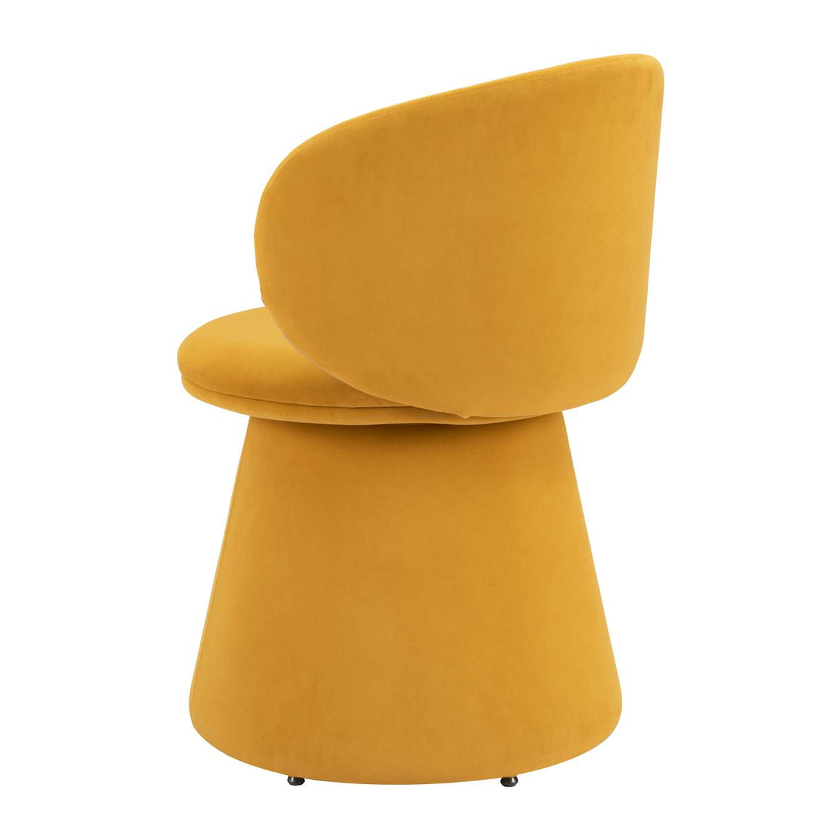110203 Oblic Swivel Dining Chair Orange