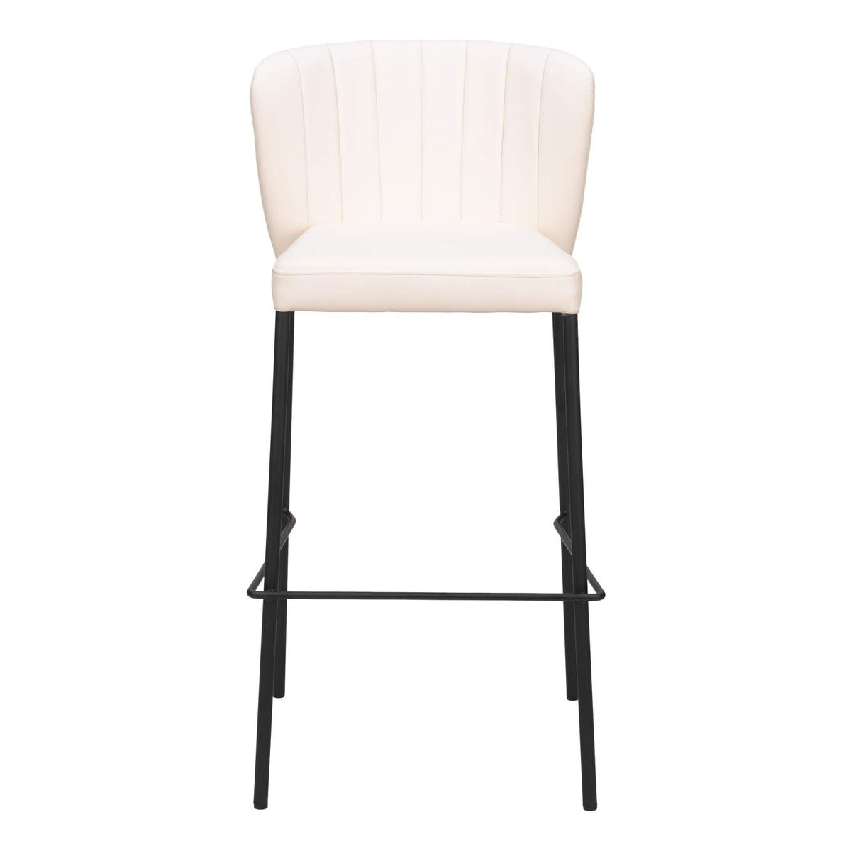 109782 Linz Barstool (Set Of 2) Cream