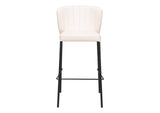 109782 Linz Barstool (Set Of 2) Cream