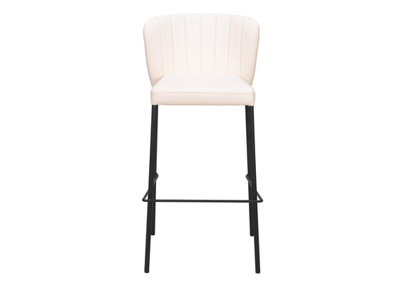 109782 Linz Barstool (Set Of 2) Cream