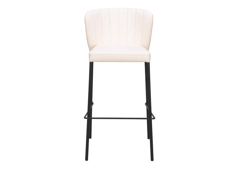 109782 Linz Barstool (Set Of 2) Cream