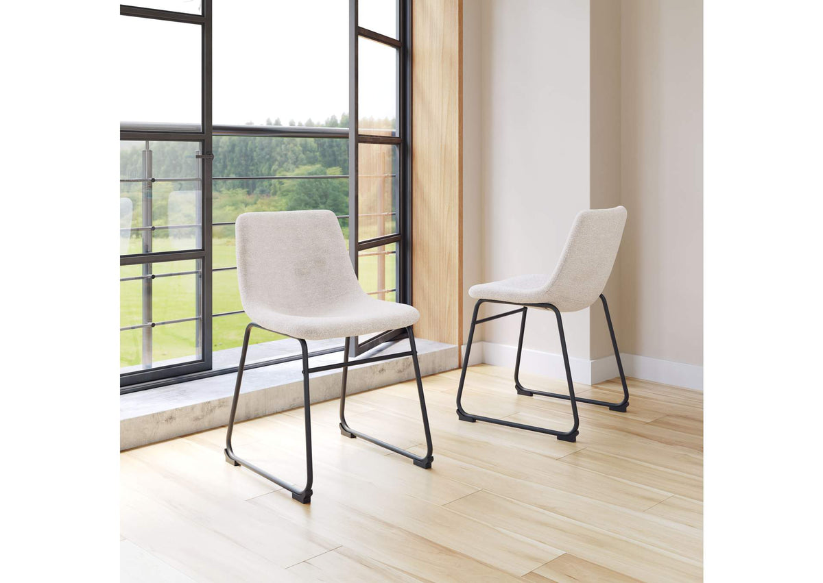 109651 Smart Dining Chair (Set Of 2) Ivory