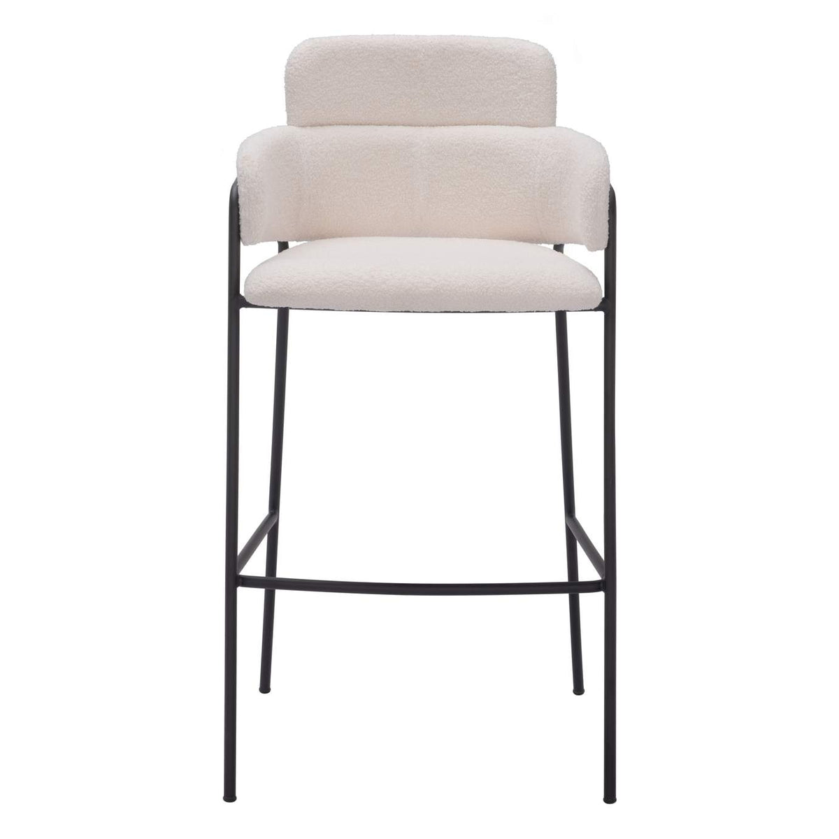109667 Marcel Barstool (Set Of 2) Cream