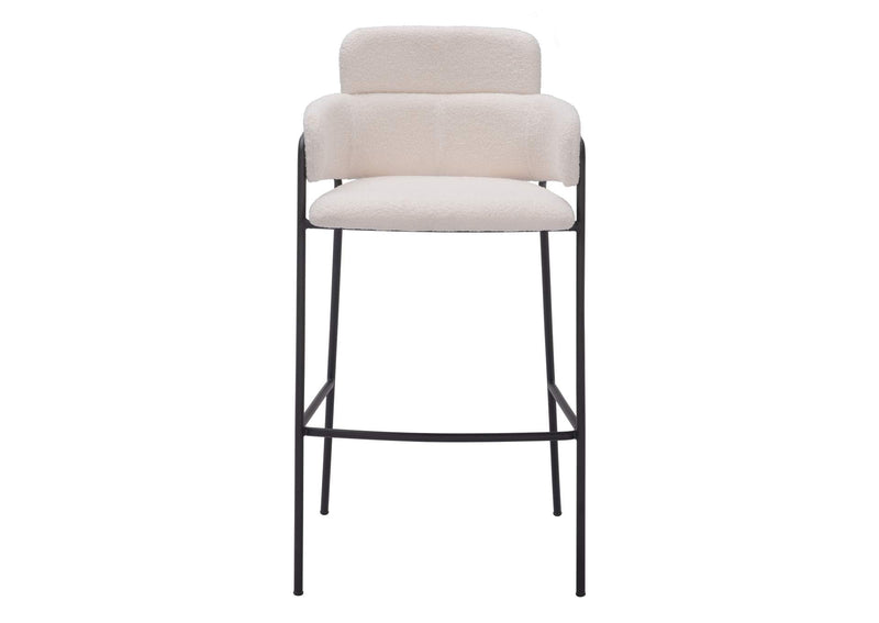 109667 Marcel Barstool (Set Of 2) Cream