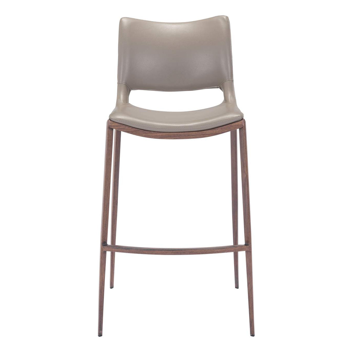 101286 Ace Barstool (Set Of 2) Brown & Walnut