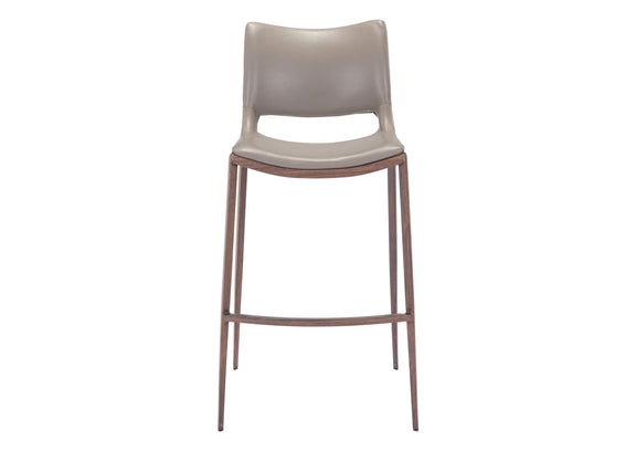 101286 Ace Barstool (Set Of 2) Brown & Walnut