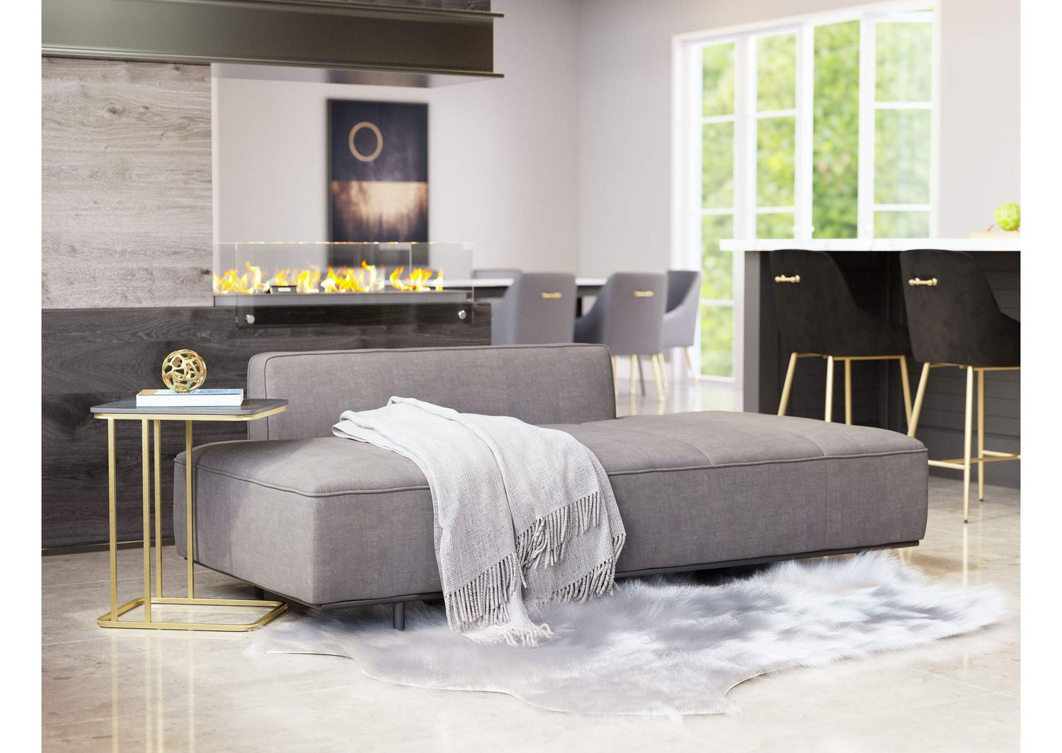 110079 Confection Sofa Gray