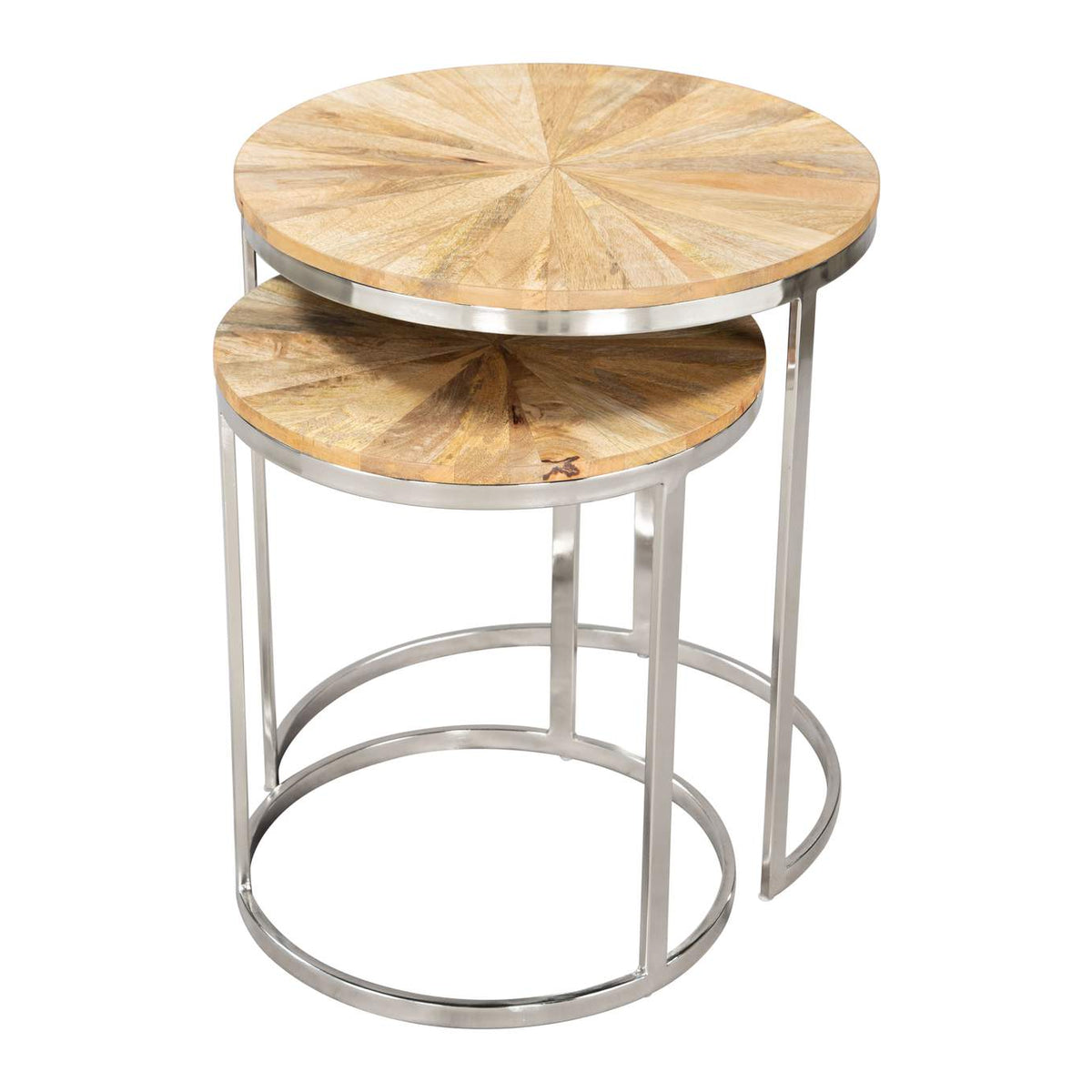 109776 Bari Nesting Table Set (2-Piece) Natural
