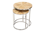 109776 Bari Nesting Table Set (2-Piece) Natural