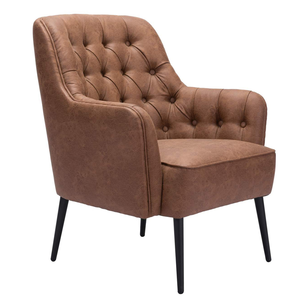 109053 Tasmania Accent Chair Vintage Brown