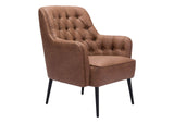 109053 Tasmania Accent Chair Vintage Brown
