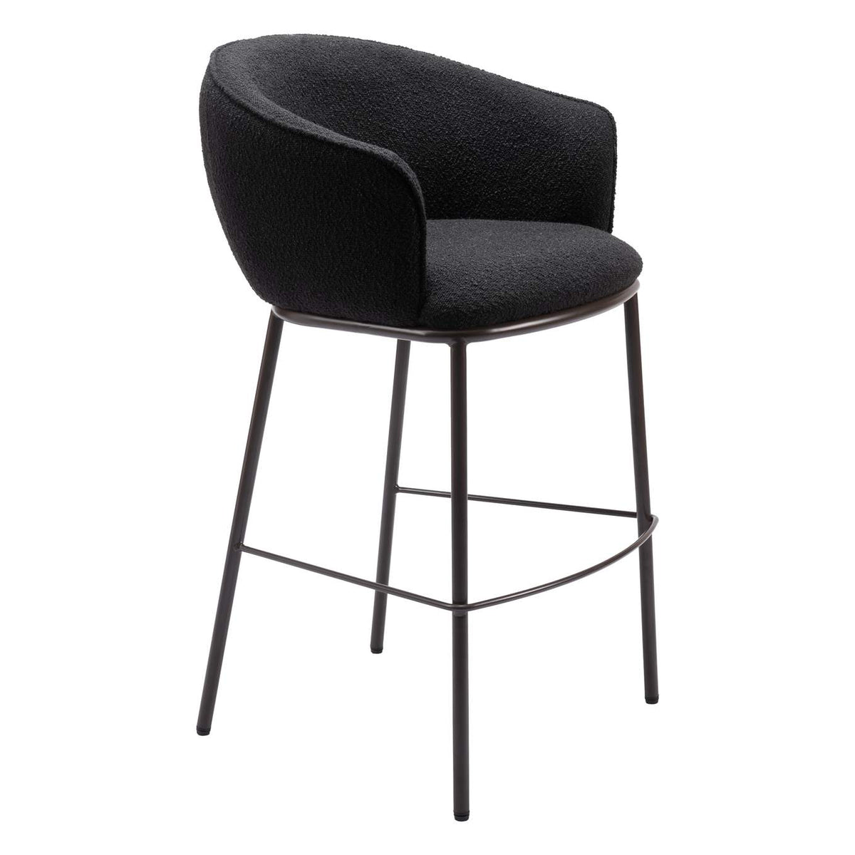 109810 Essen Barstool Black & Bronze