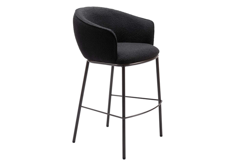 109810 Essen Barstool Black & Bronze