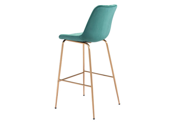 101757 Tony Barstool Green & Gold