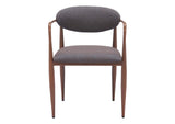 110208 Zens Dining Chair (Set Of 2) Truffle Gray