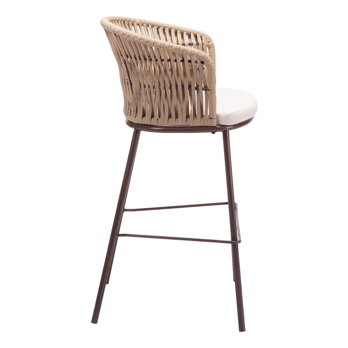 703990 Freycinet Outdoor Barstool (Set Of 2) Natural
