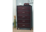 NV2384A Nevis Five Drawer Chest In Espresso (2024)
