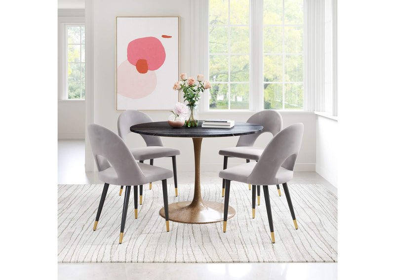 109874 Menlo Dining Chair (Set Of 2) Gray