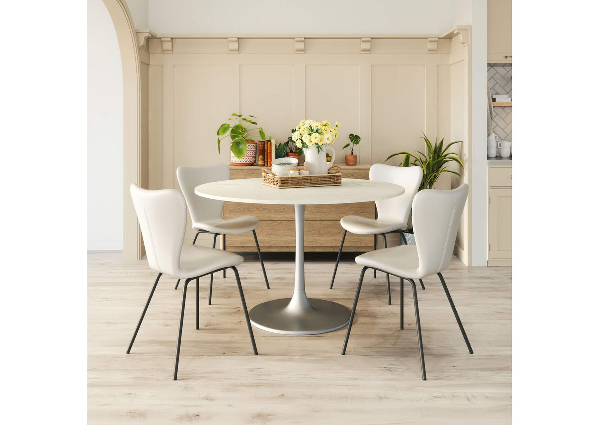 109630 Torlo Dining Chair (Set Of 2) White