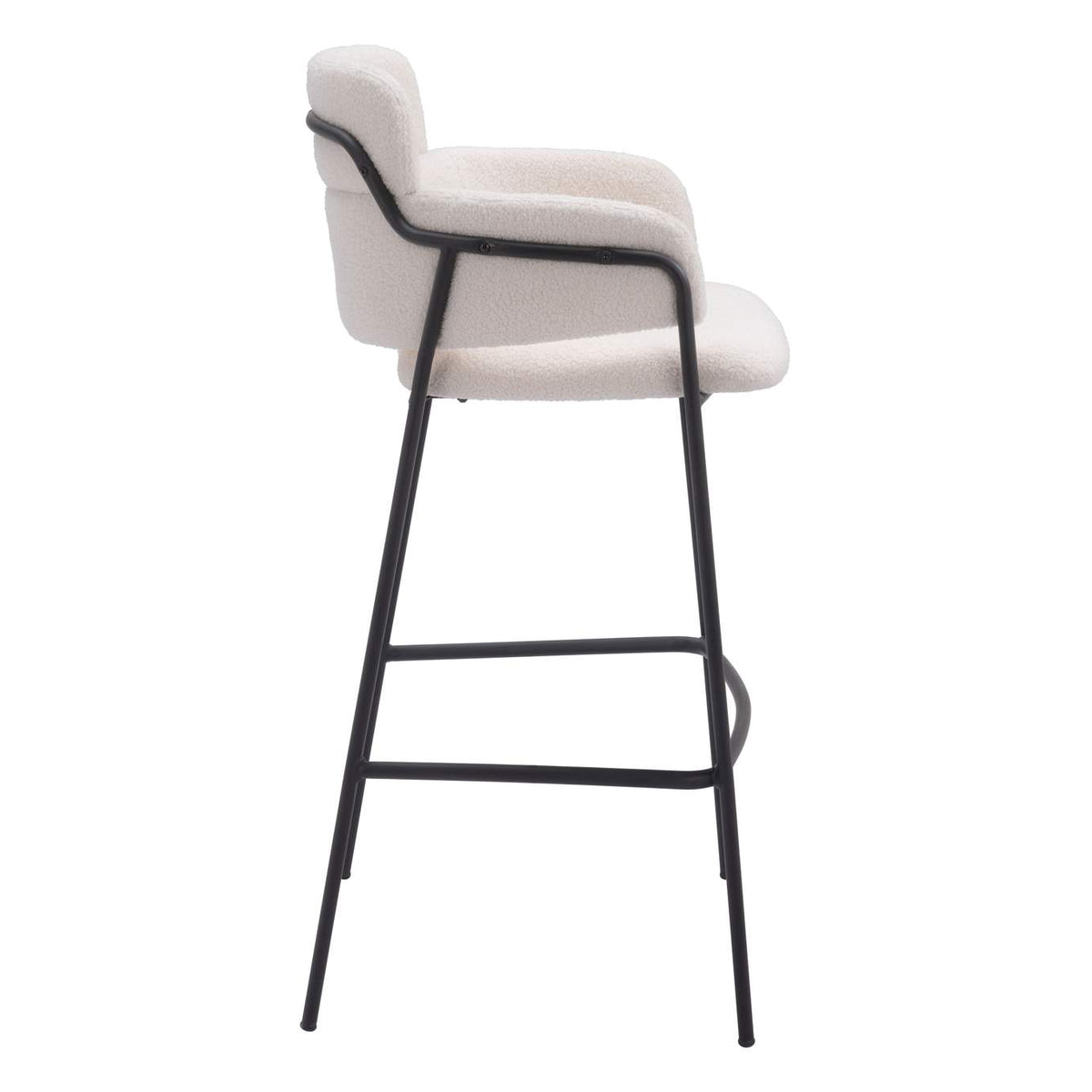 109667 Marcel Barstool (Set Of 2) Cream