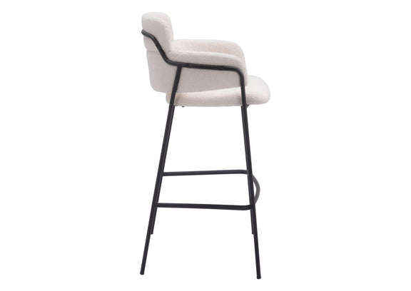 109667 Marcel Barstool (Set Of 2) Cream