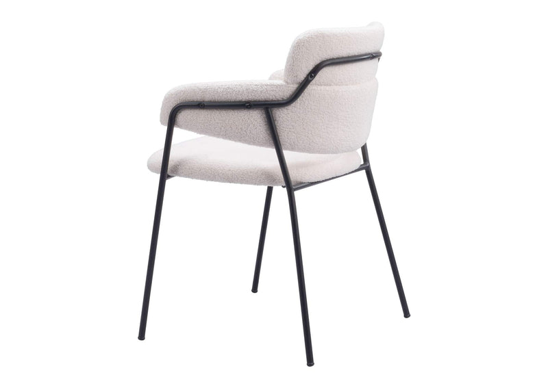 109663 Marcel Dining Chair (Set Of 2) Cream