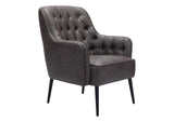 109054 Tasmania Accent Chair Vintage Black