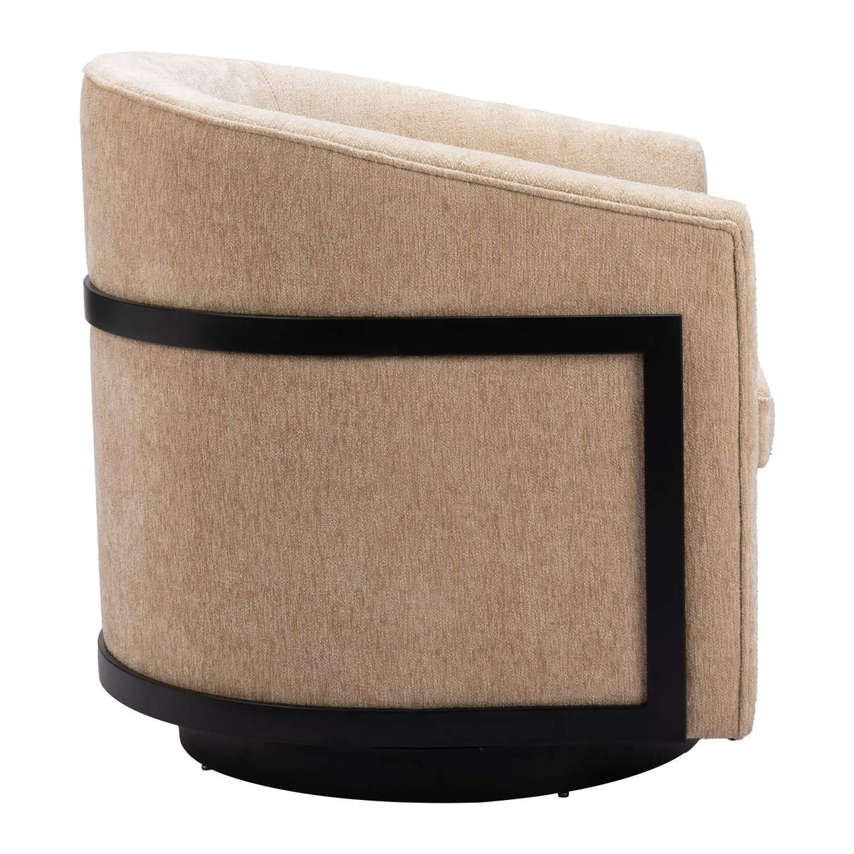 110009 Hanko Swivel Chair Golden Beige