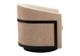 110009 Hanko Swivel Chair Golden Beige