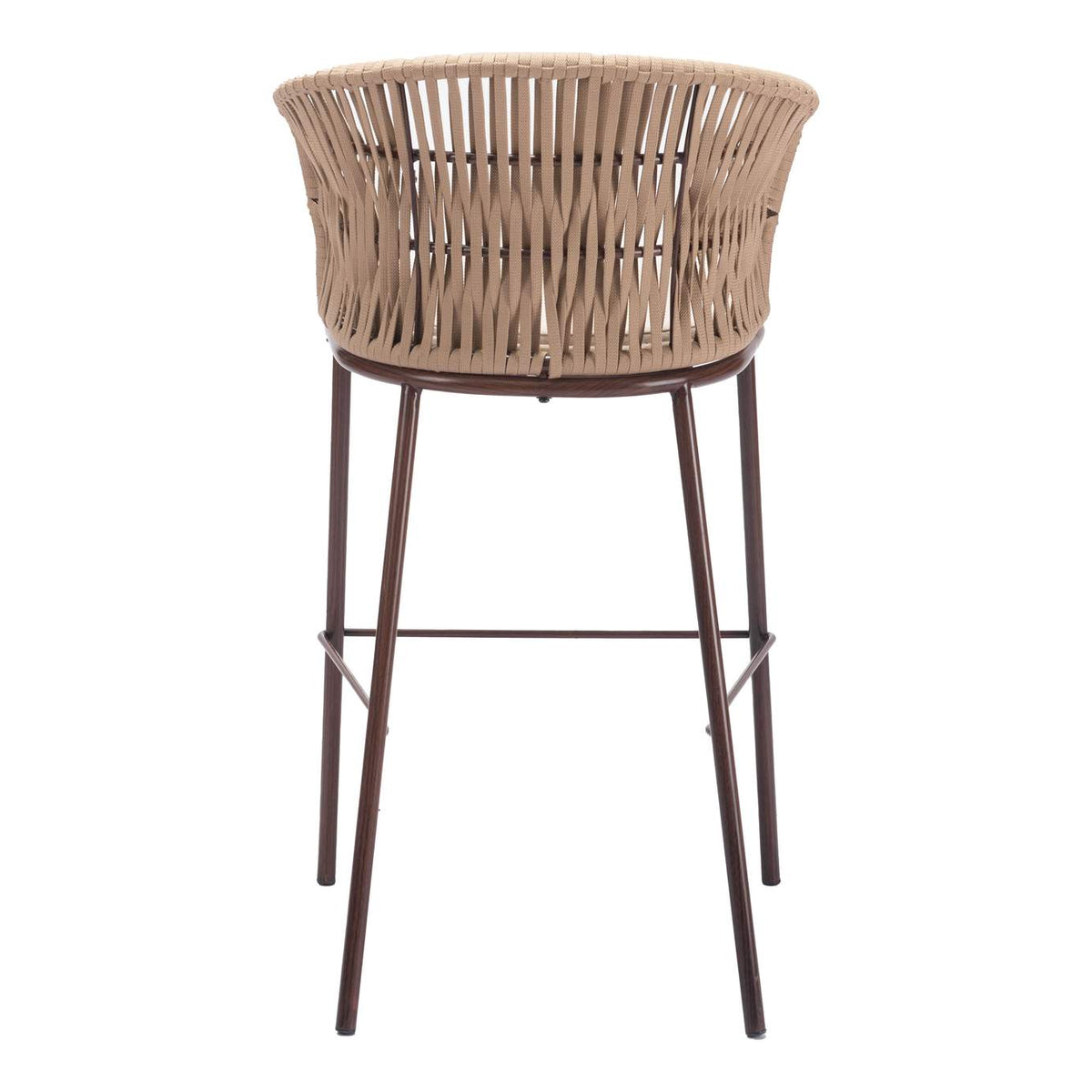 703990 Freycinet Outdoor Barstool (Set Of 2) Natural