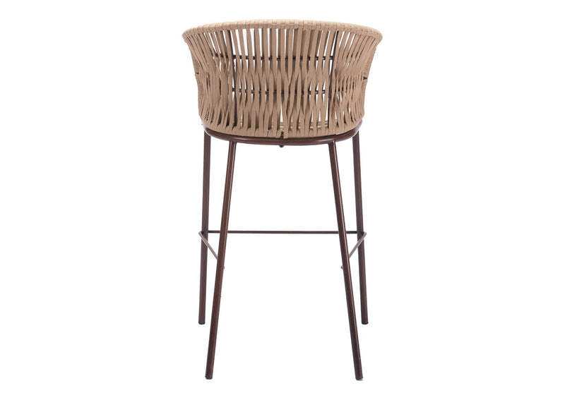 703990 Freycinet Outdoor Barstool (Set Of 2) Natural