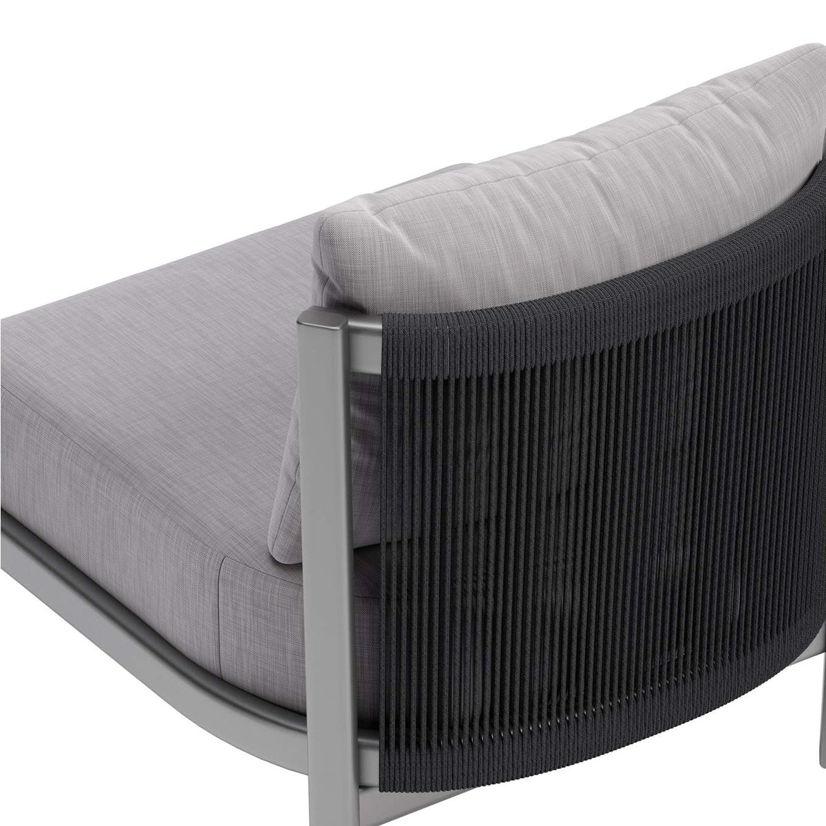 704046 Horizon Outdoor Accent Chair Gray