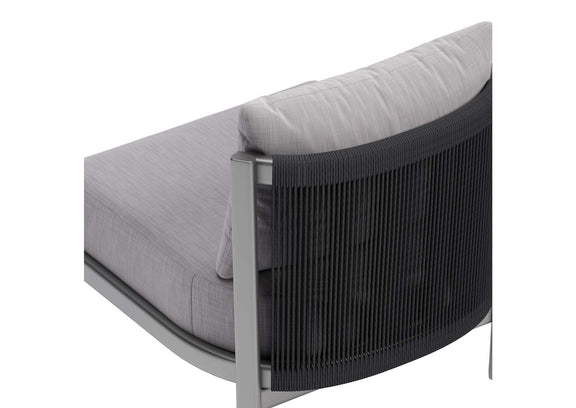 704046 Horizon Outdoor Accent Chair Gray