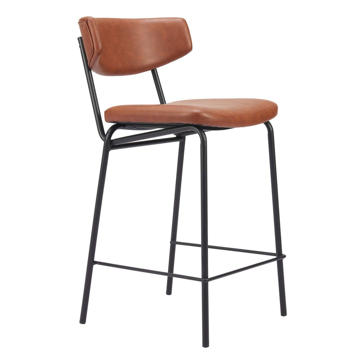 110262 Charon Counter Stool (Set Of 2) Vintage Brown
