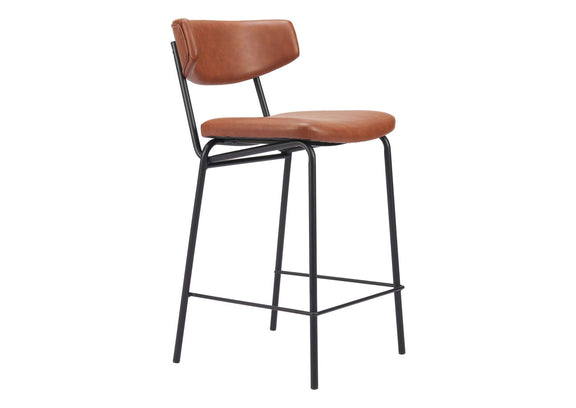 110262 Charon Counter Stool (Set Of 2) Vintage Brown