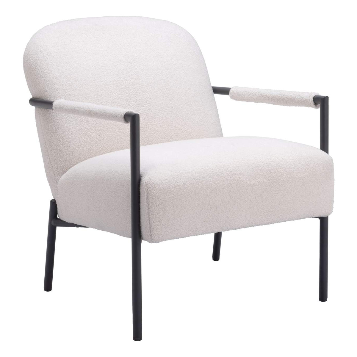 109518 Chicago Accent Chair Ivory