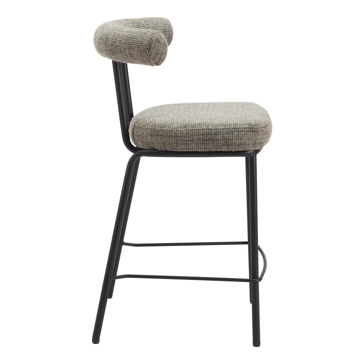 110099 Kede Counter Stool Green Tweed