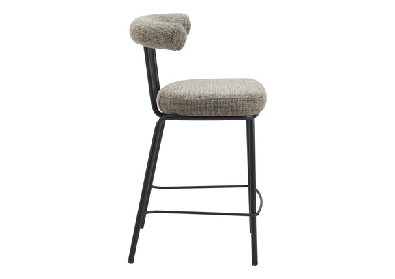 110099 Kede Counter Stool Green Tweed