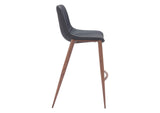 109937 Magnus Barstool (Set Of 2) Black & Walnut