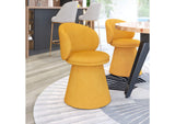 110203 Oblic Swivel Dining Chair Orange