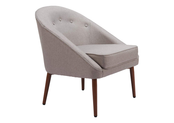 109876 Carter Accent Chair Gray