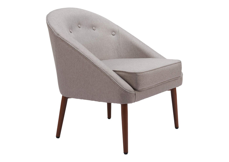 109876 Carter Accent Chair Gray