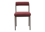 110103 Livorno Dining Chair Red & Bronze