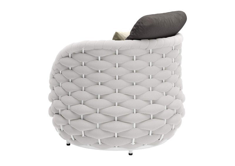 704025 Coral Reef Outdoor Accent Chair Gray