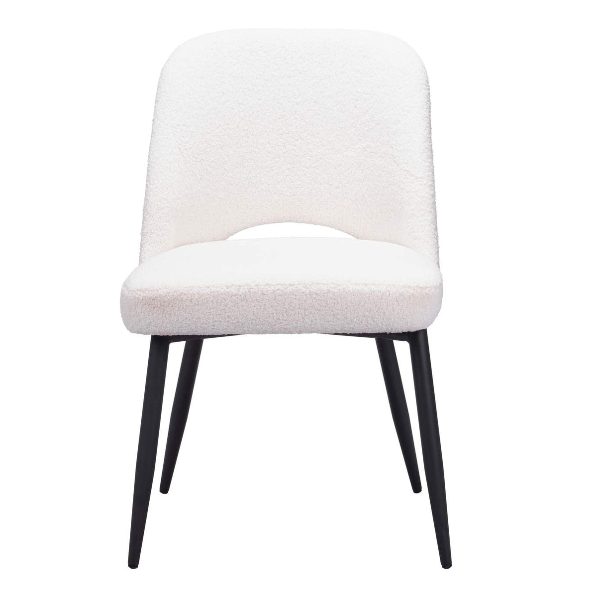 109325 Teddy Dining Chair (Set Of 2) Ivory