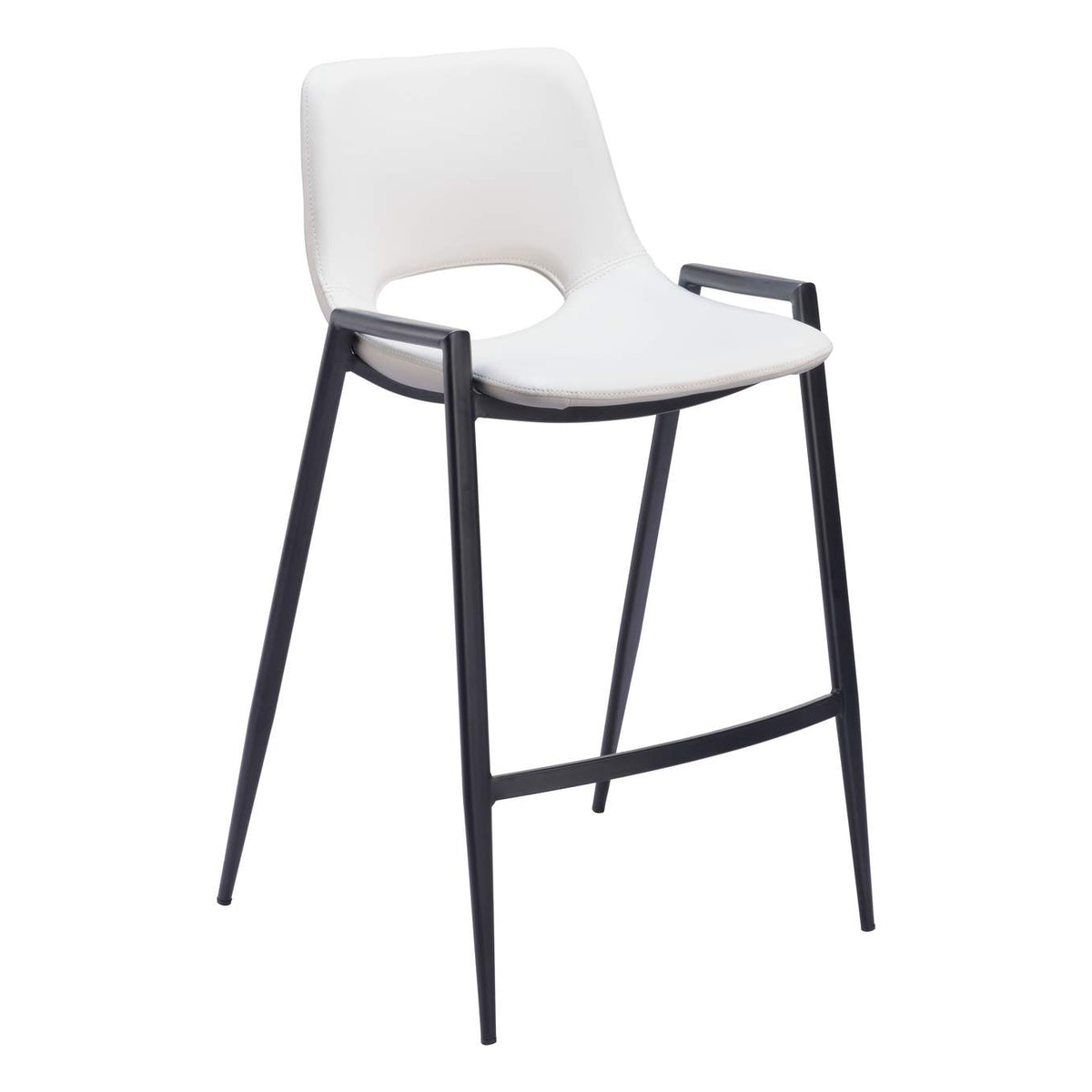 109538 Desi Counter Stool (Set Of 2) White