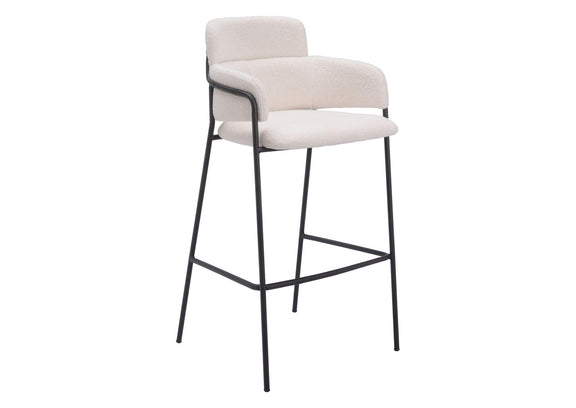 109667 Marcel Barstool (Set Of 2) Cream