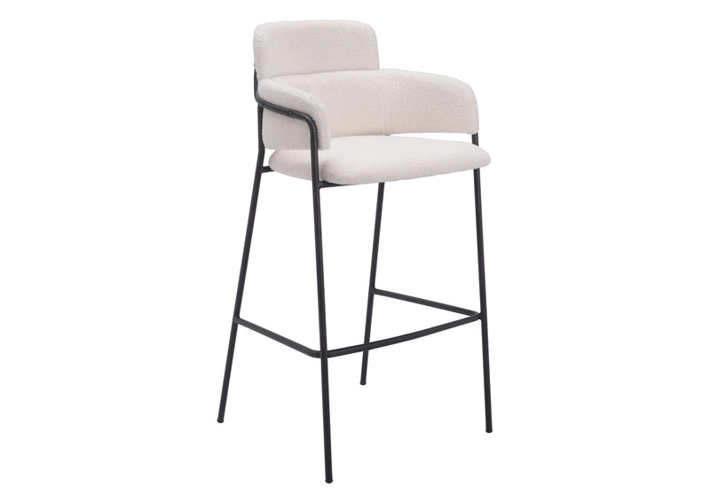 109667 Marcel Barstool (Set Of 2) Cream