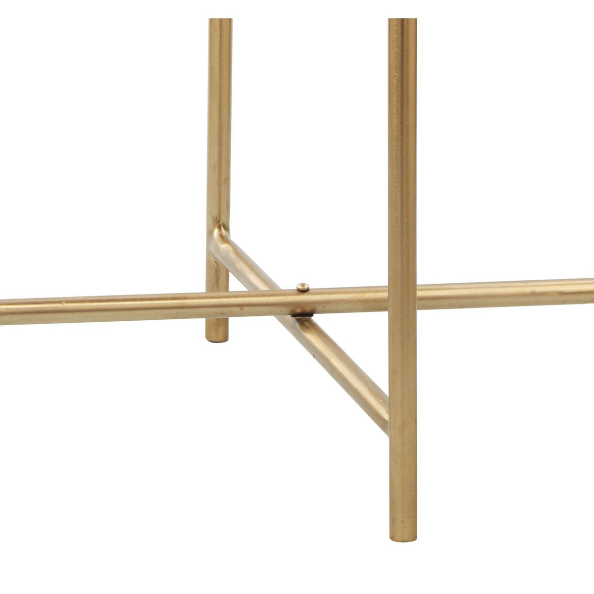 109360 David Side Table Gray & Gold